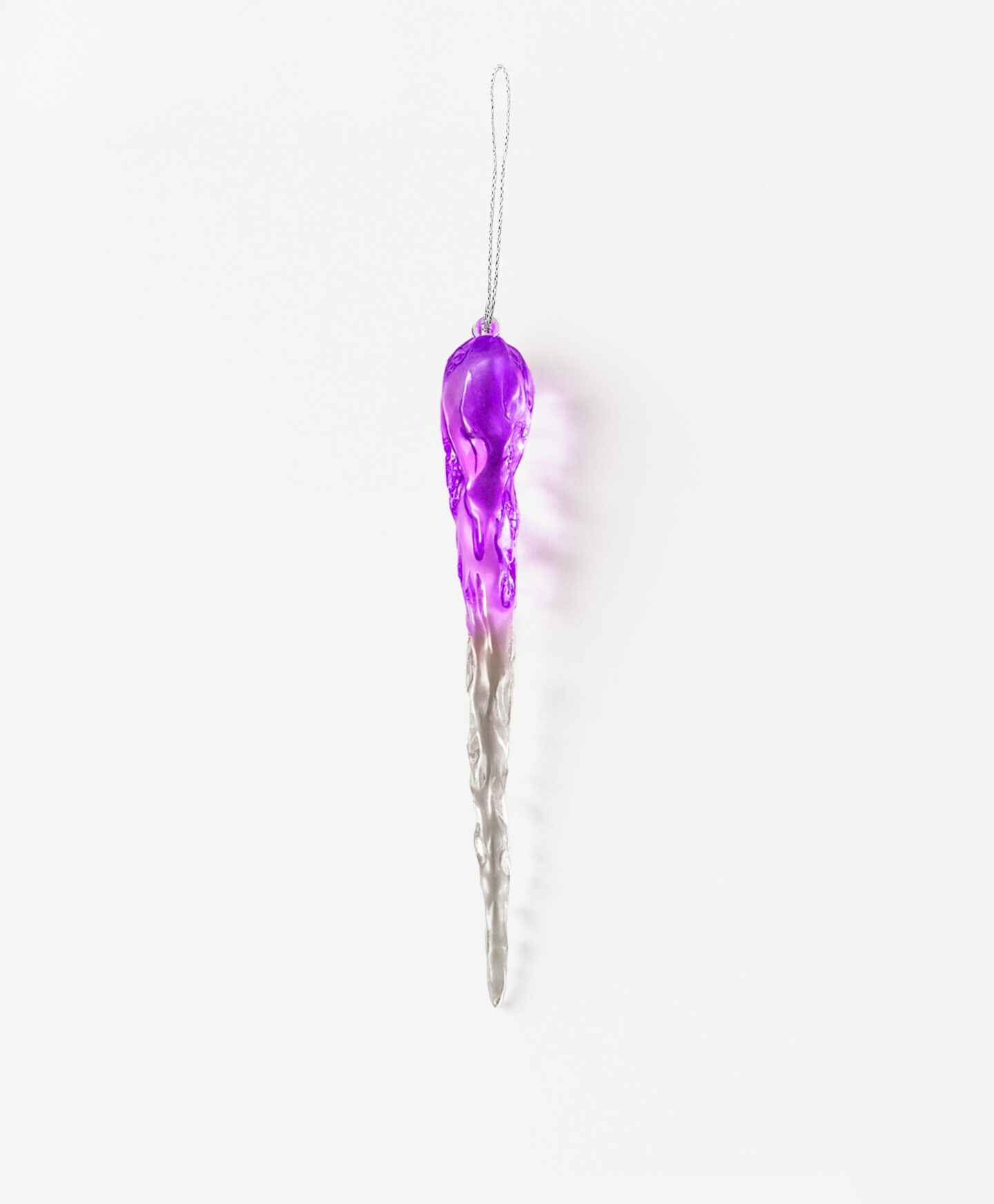 pendente ghiaccio viola