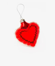 Zawieszka serce czerwona