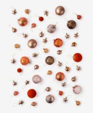 palline arancio e marroni