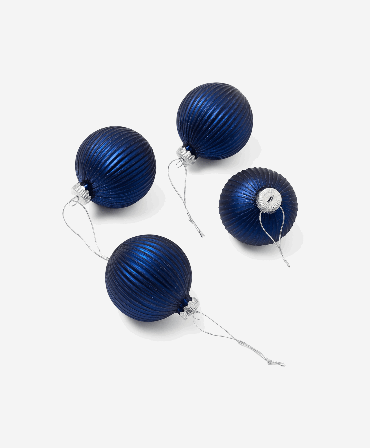 palline in vetro blu navy