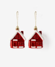 set addobbi a forma di casette