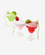 Zestaw zawieszek choinkowych drinki 3-pak