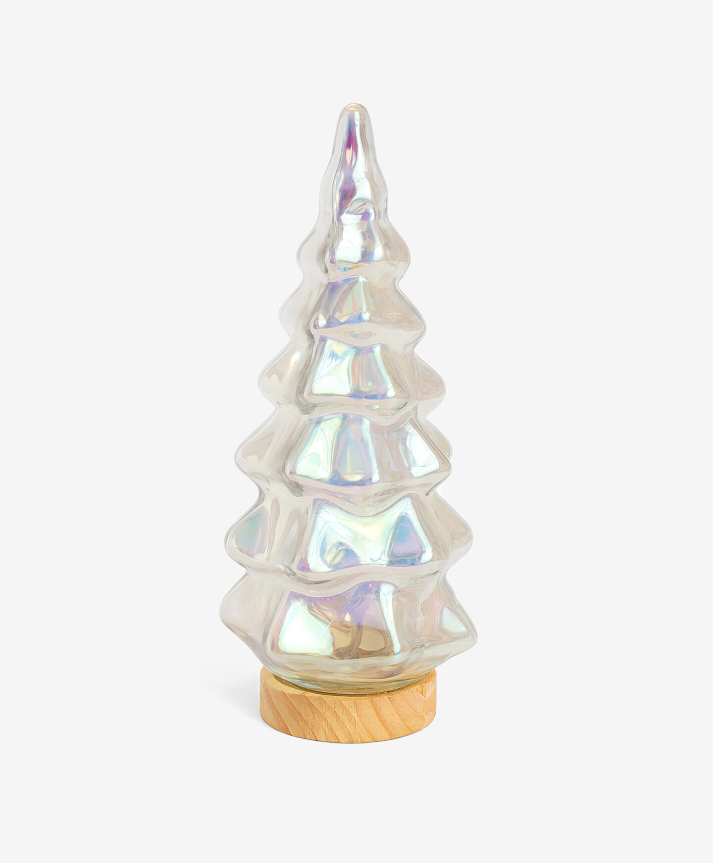 albero di natale led iridescente