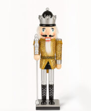 soldatino schiaccianoci dorato