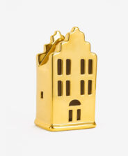 Kamieniczka duża złota LED