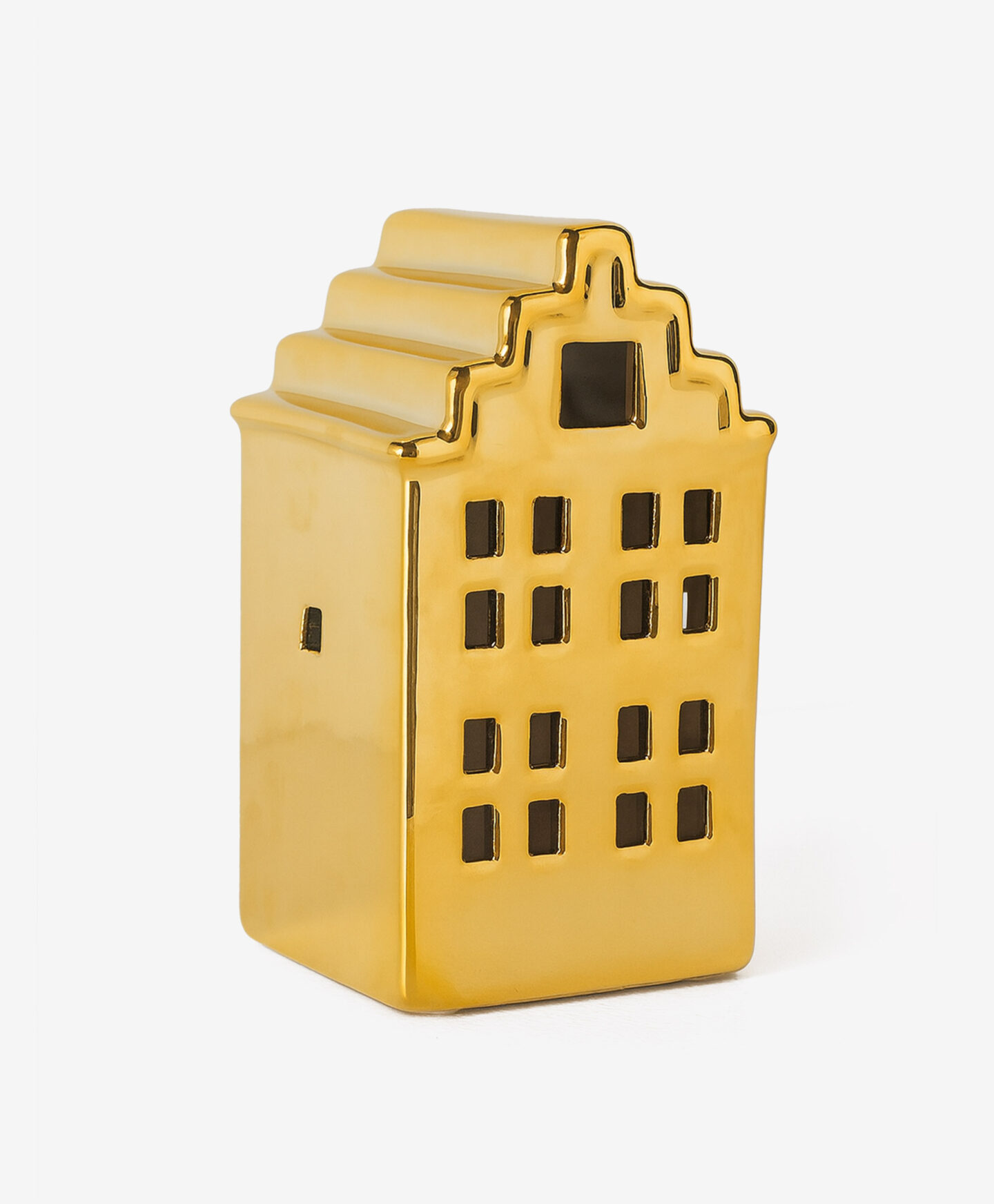 casetta dorata con luci led