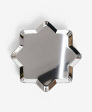 vassoio argentato a stella