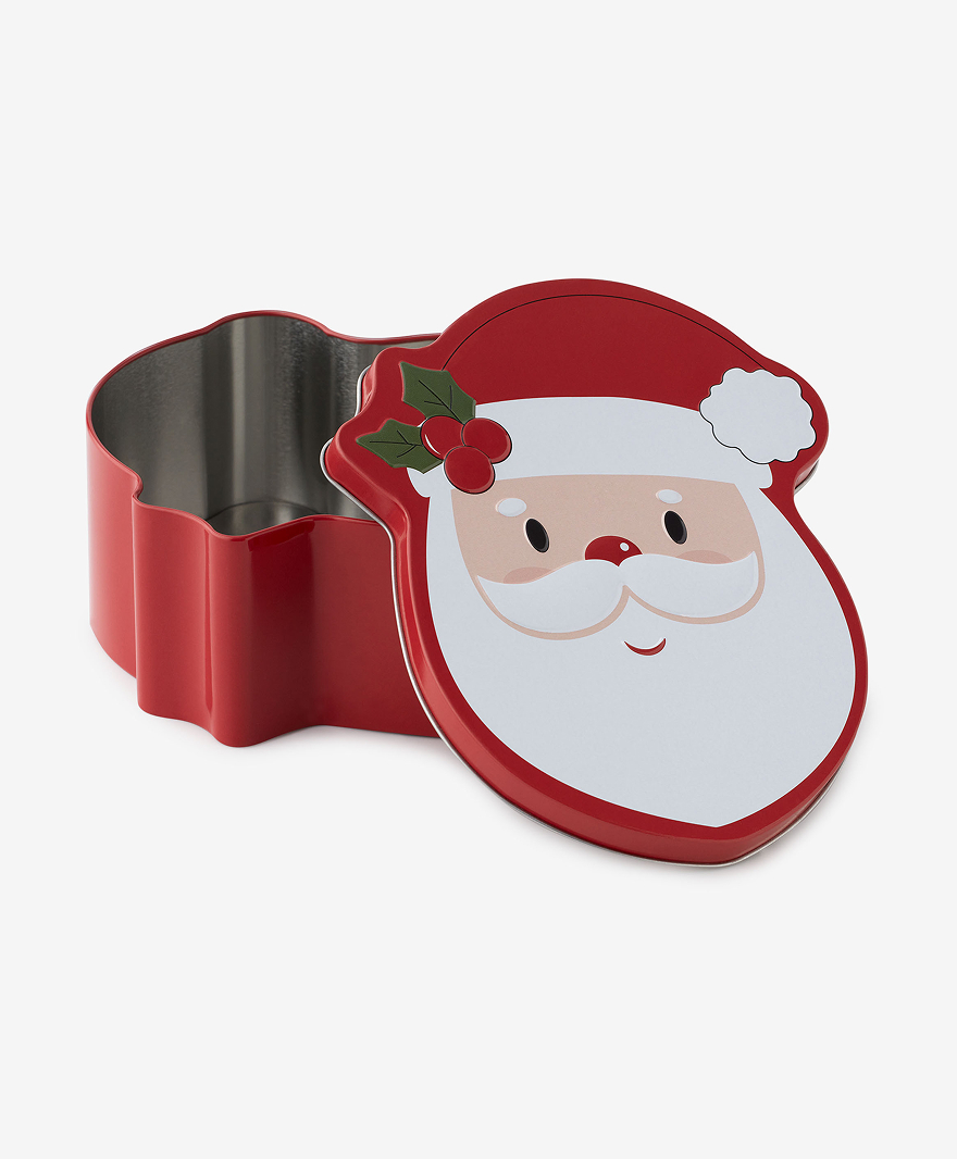 scatola con babbo natale