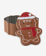 scatola omino di pan di zenzero