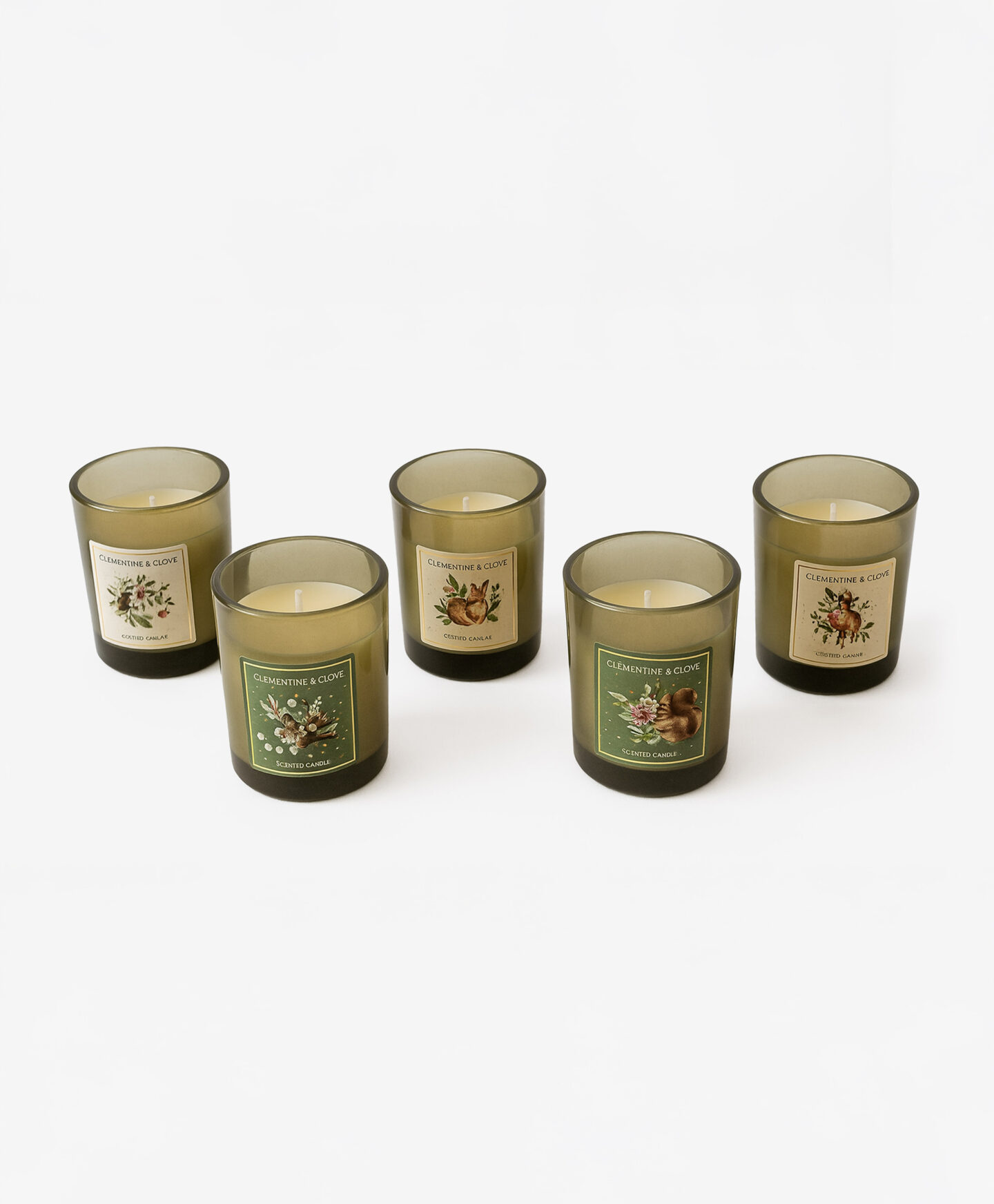 set candele profumate natalizie