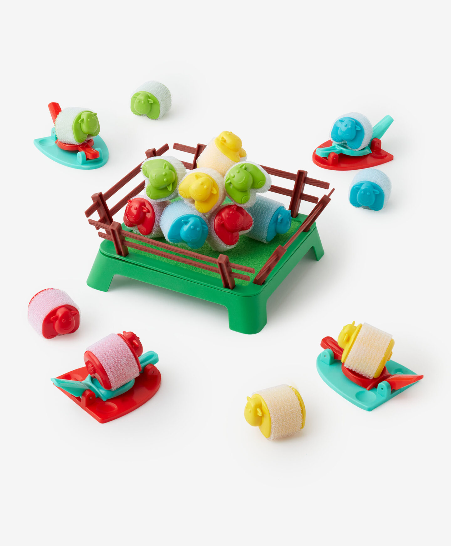 gioco lancia pecore colorate