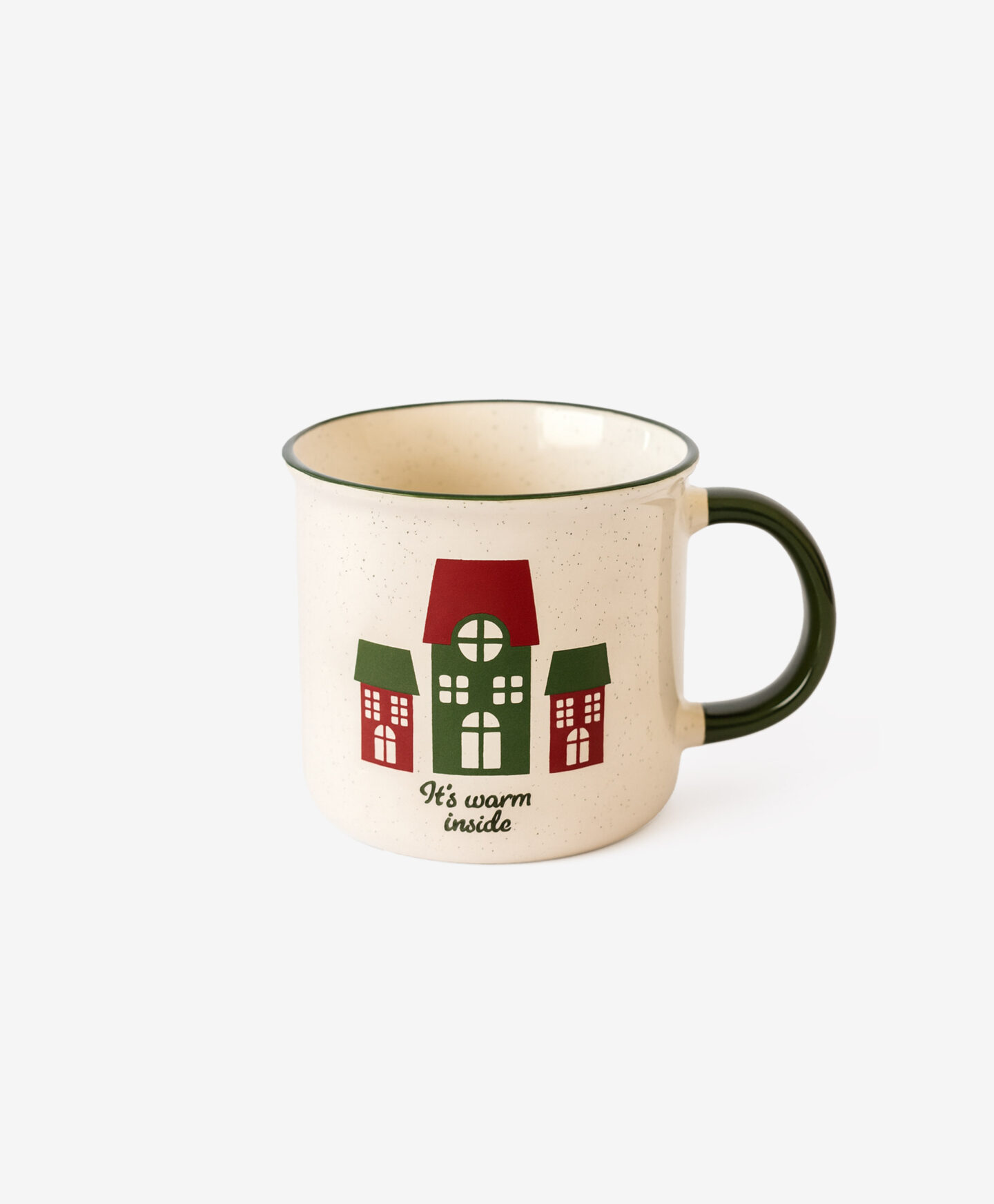 tazza bianca natalizia