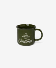 tazza verde di natale