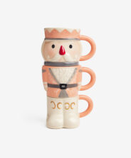 Kubek w kształcie Dziadka do Orzechów 3 szt.