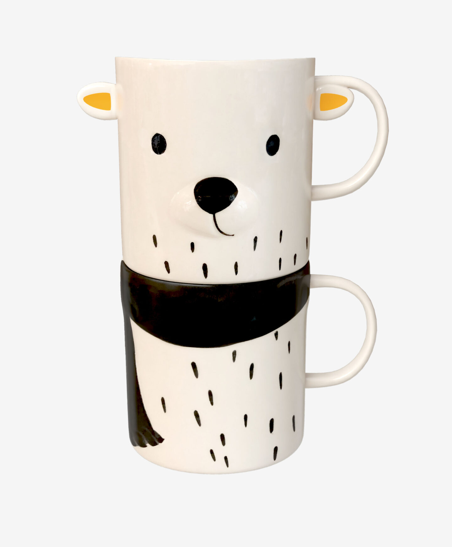 set due tazze con orsetto