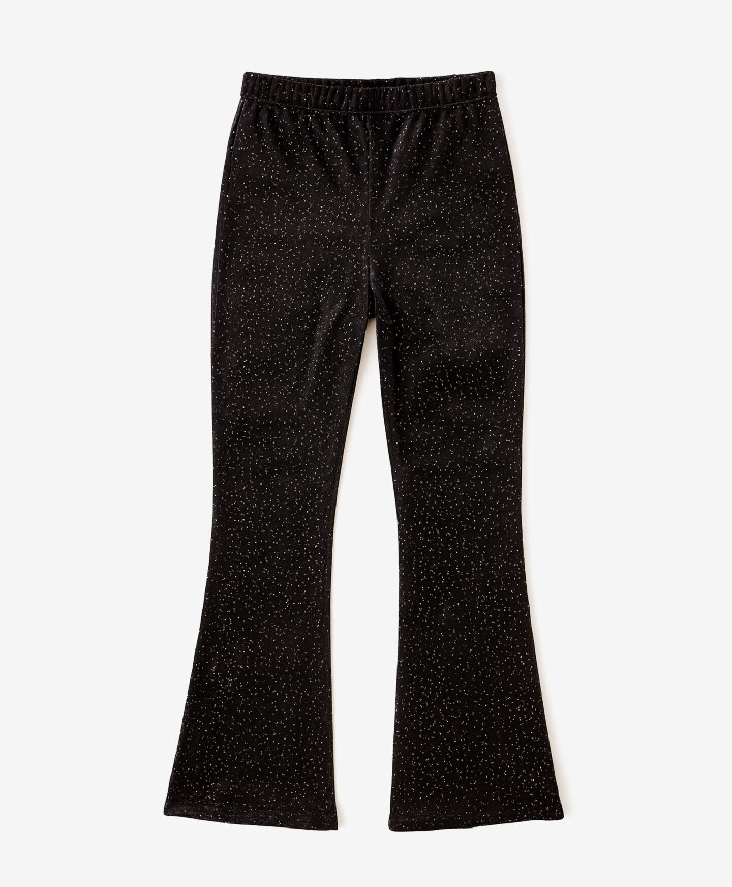 leggings neri paillettes bambina