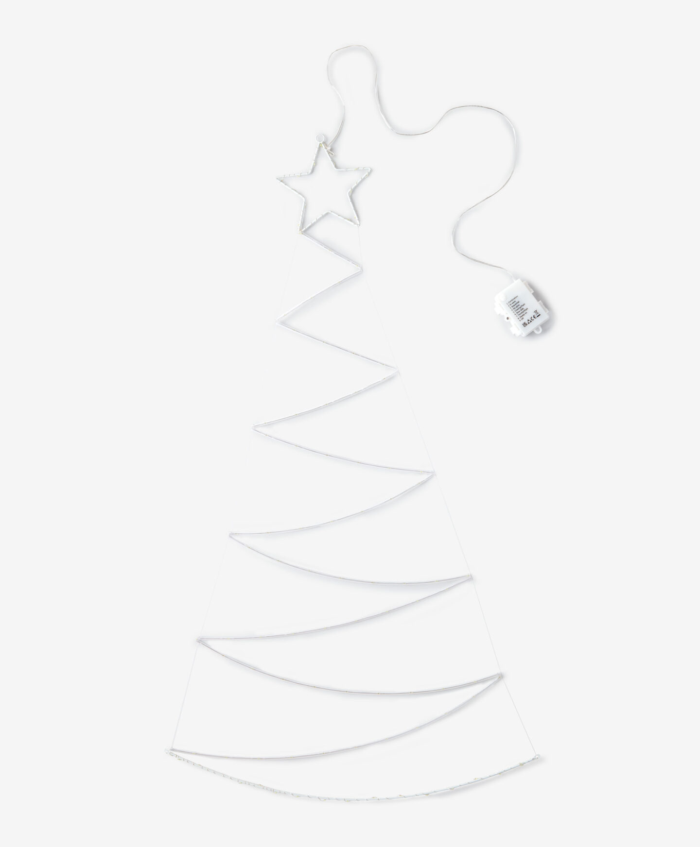 albero di natale con luci led