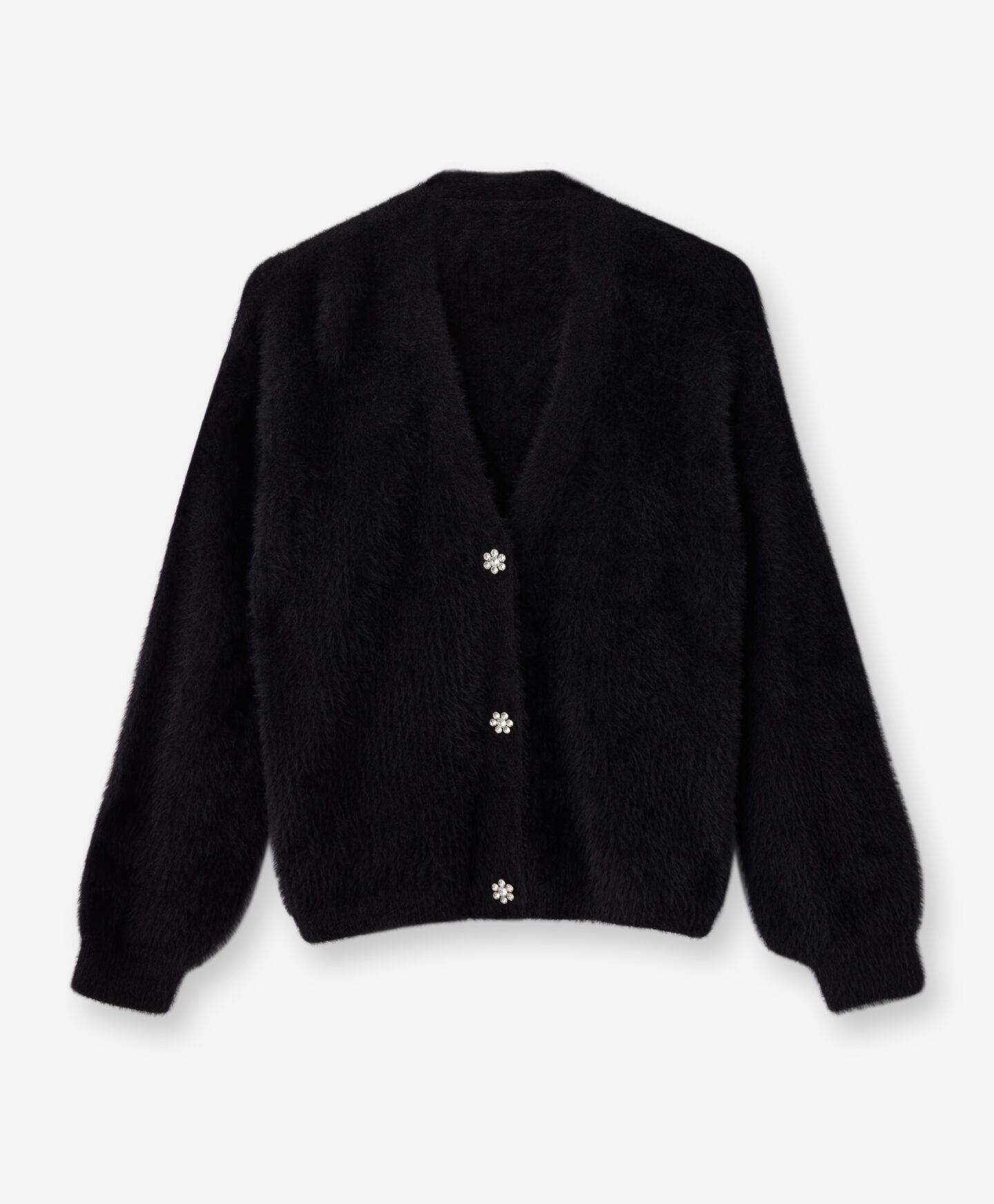 cardigan nero da donna