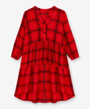 Sukienka damska w kratę 100% wiskozy