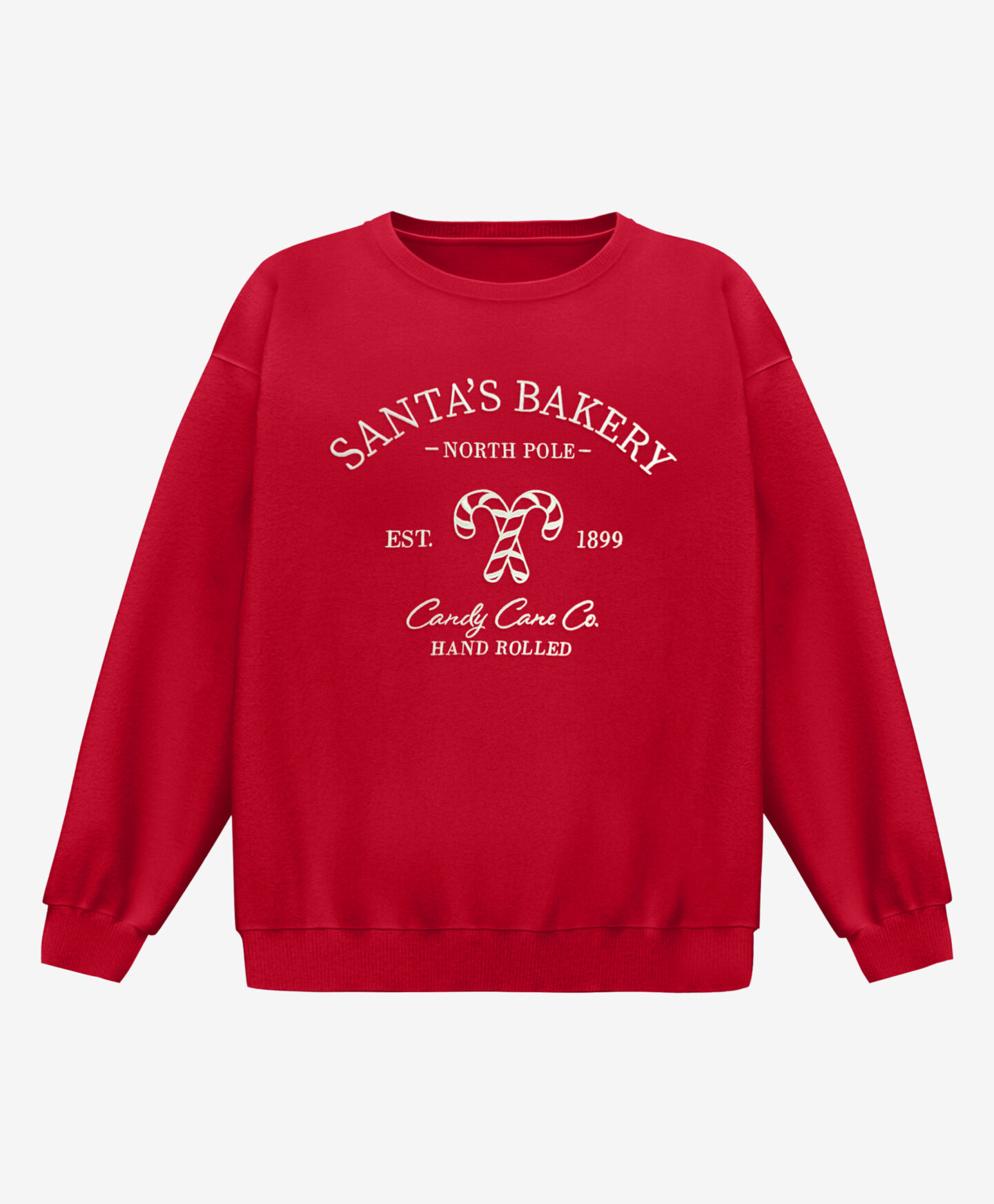 felpa natalizia rossa da donna