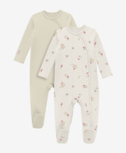 2-pak pajaców niemowlęcych chłopięcych 100% bawełny