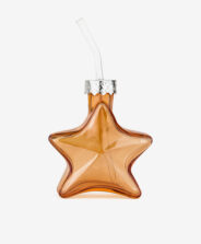 bicchiere dorato a stella