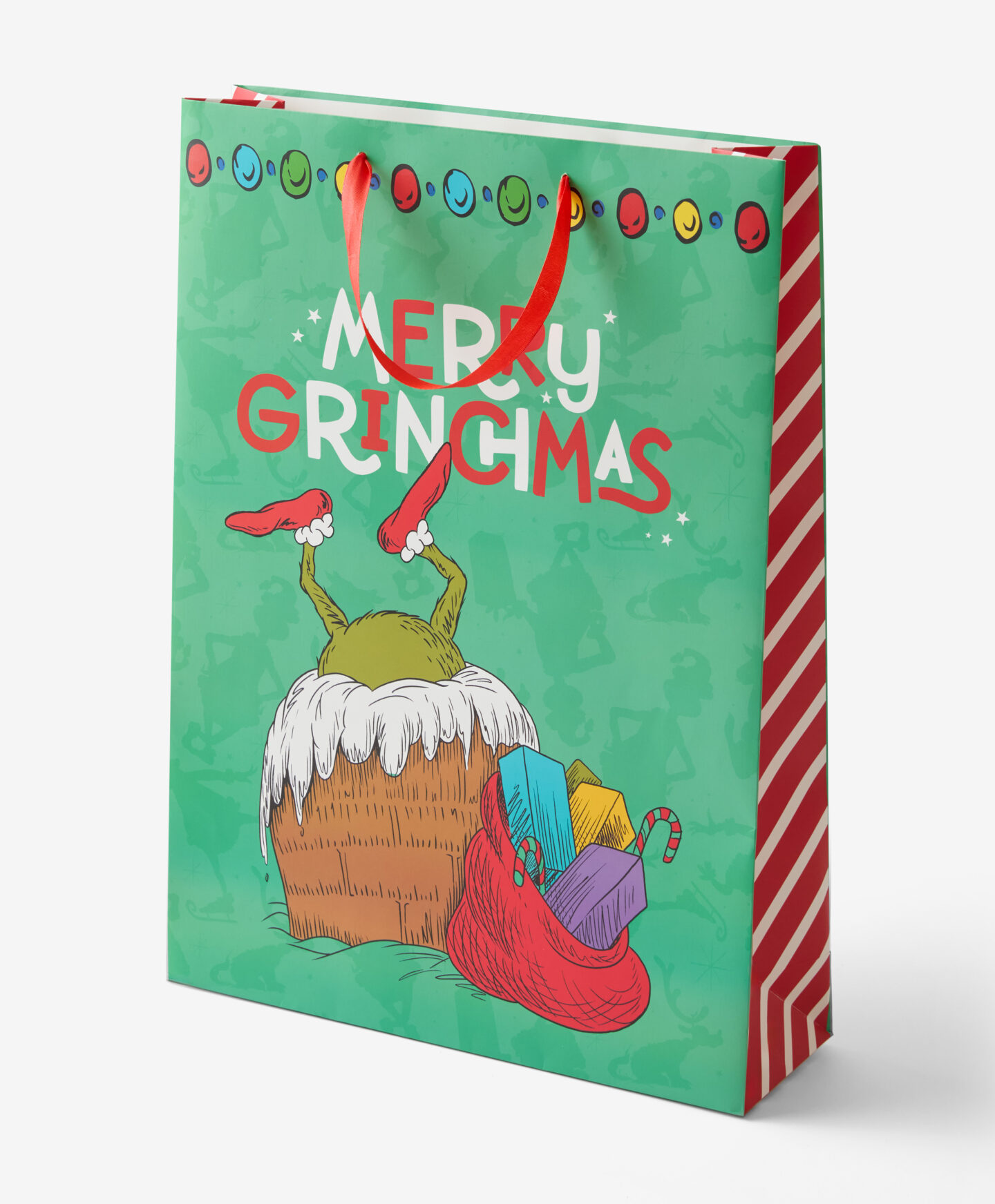 sacchetto regalo verde del grinch