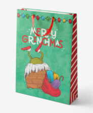  Torba prezentowa Grinch jasnozielona