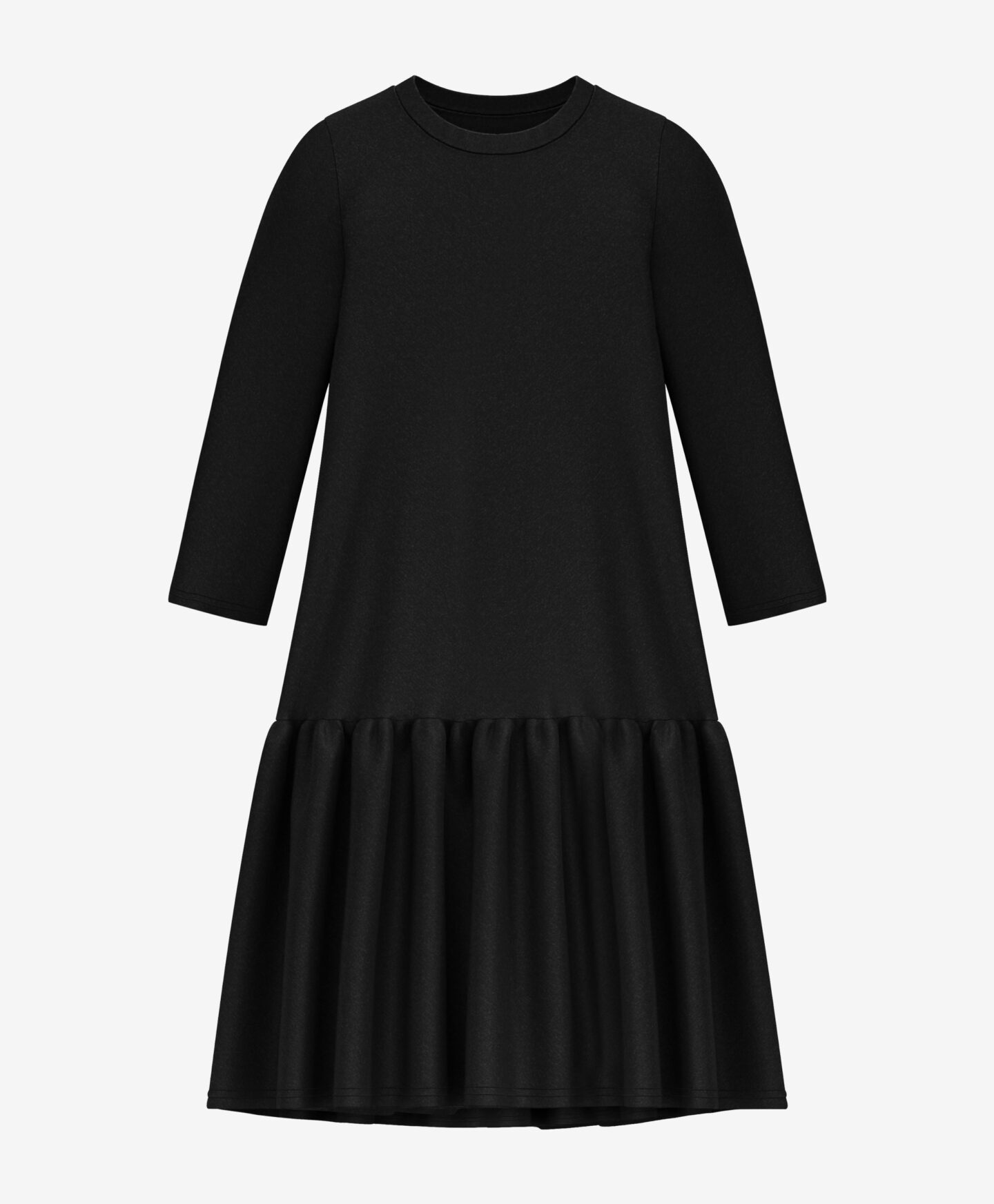 abito in velluto nero da donna