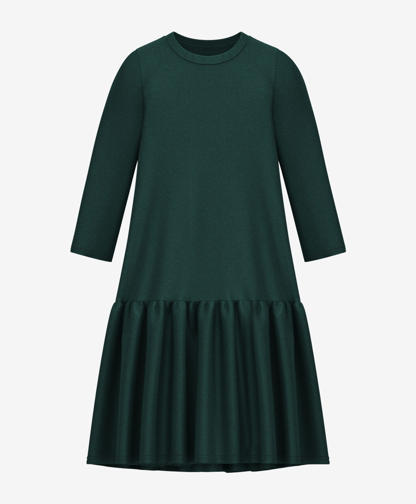 abito in velluto verde da donna