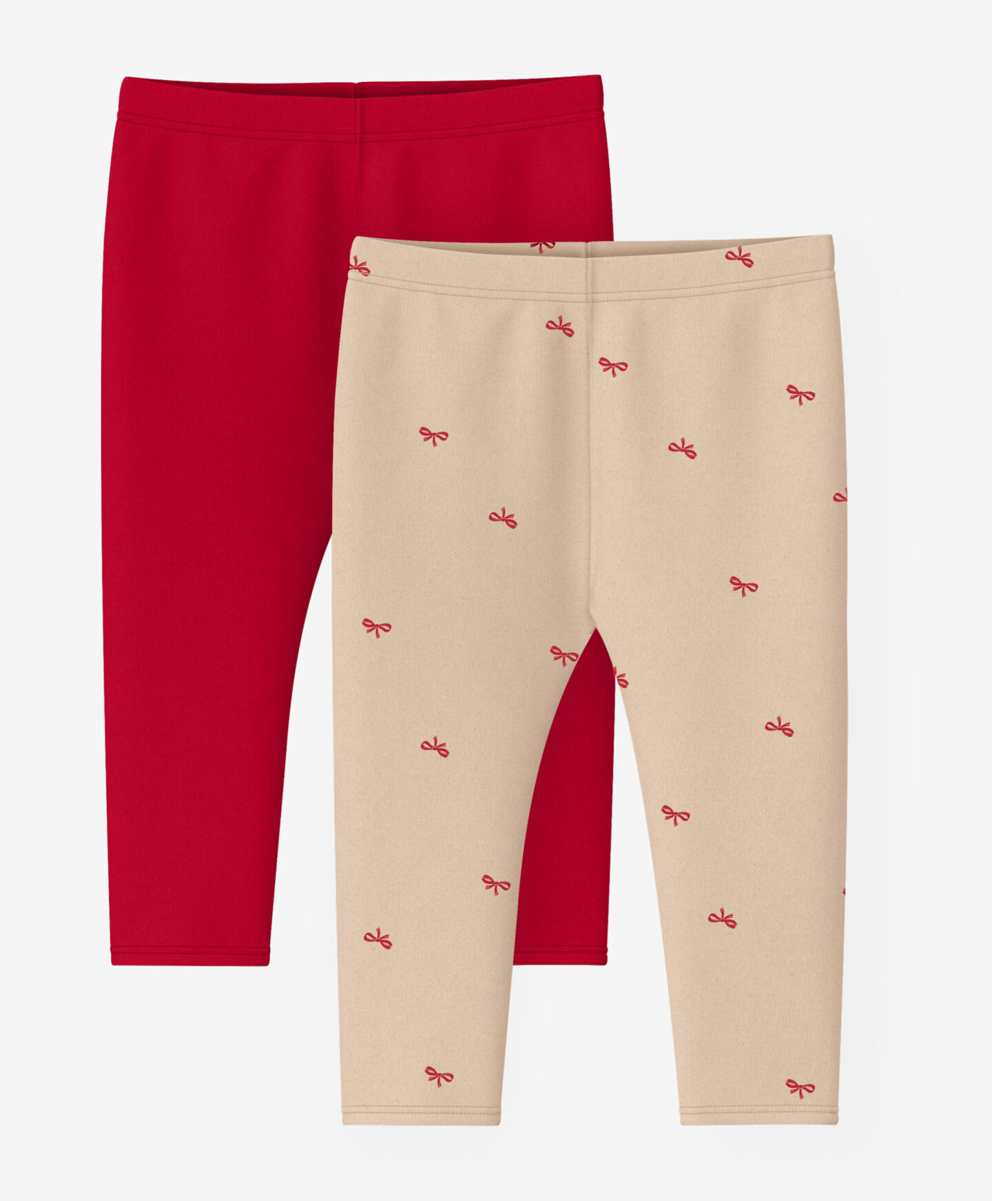 set leggings natalizi da neonata