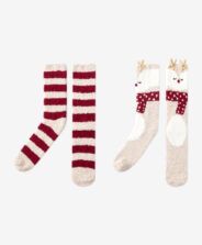 set calzini renna da donna