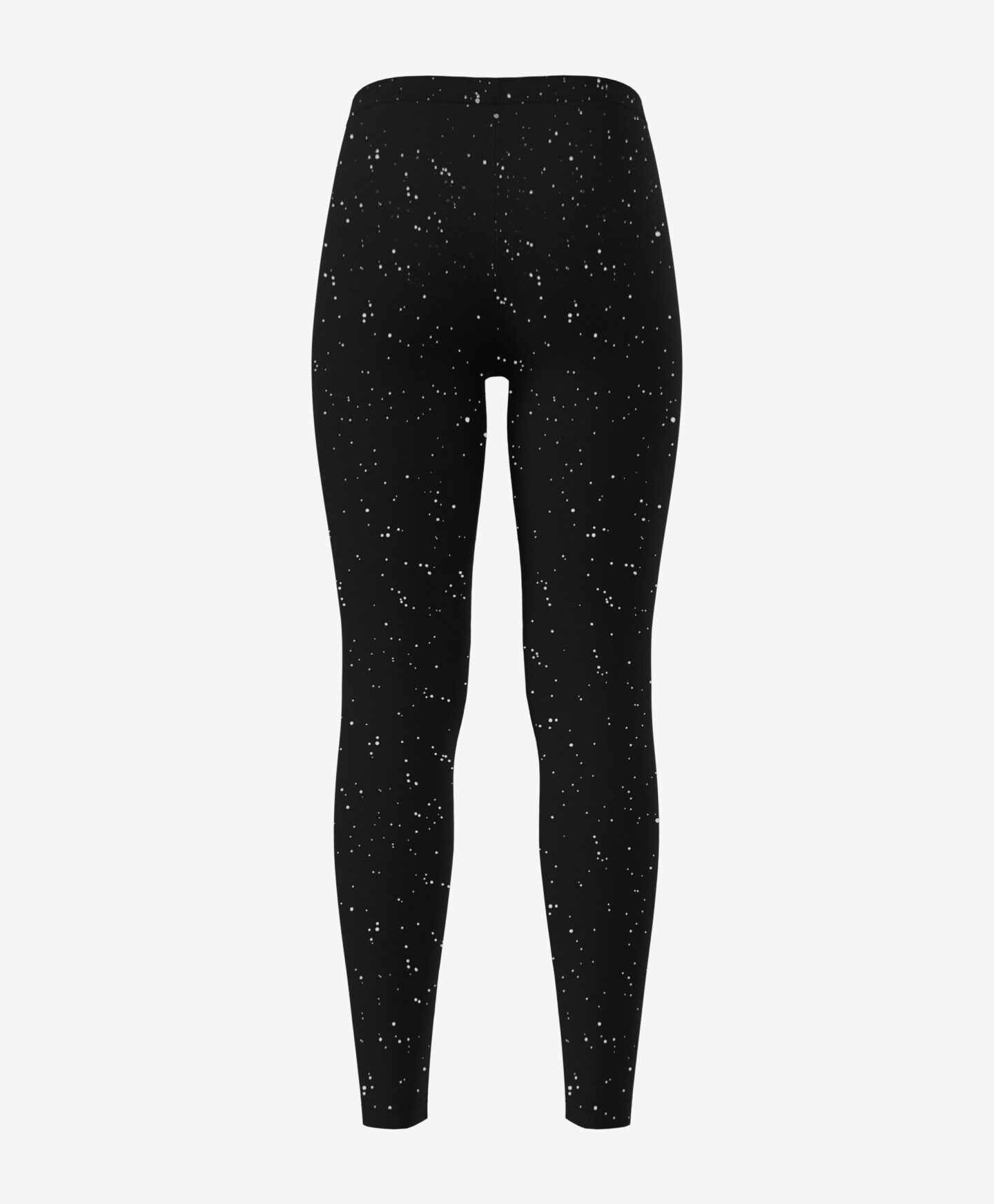 leggings foderati neri da ragazza