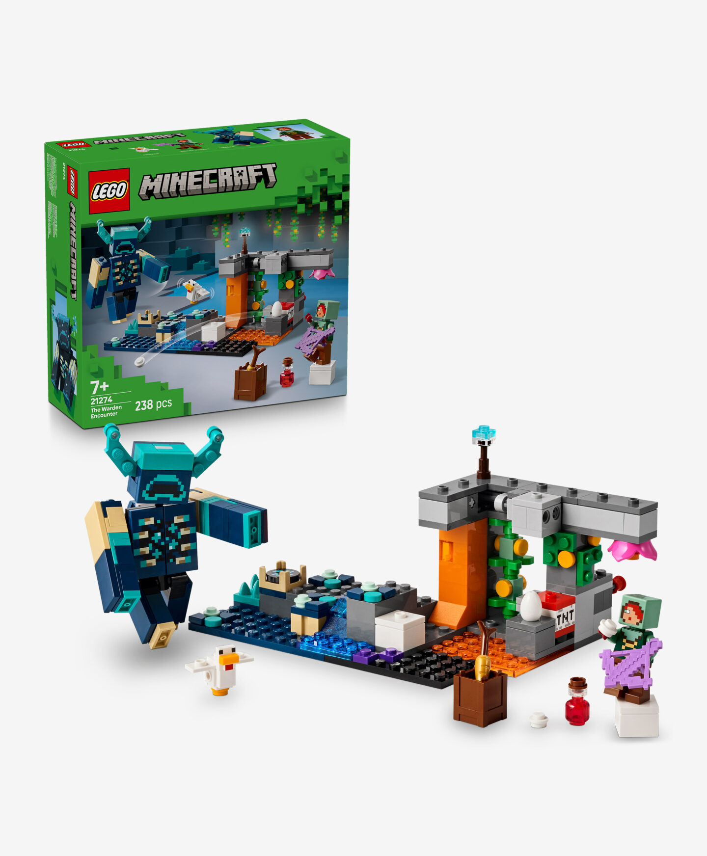 set lego minecraft il guardiano