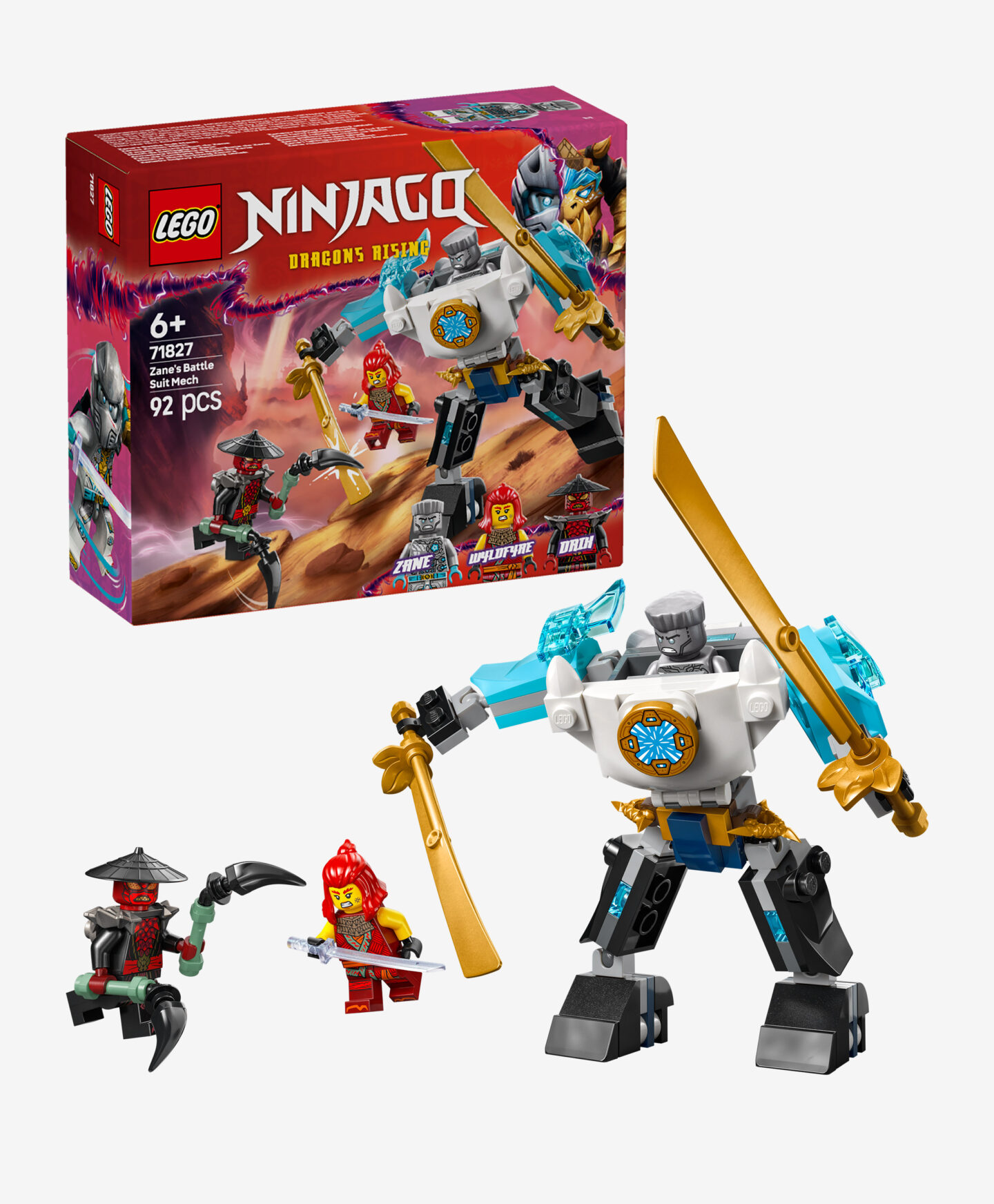 set lego ninjago mech di zane