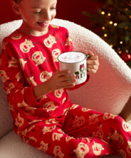 Piżama chłopięca w renifery 100% bawełny