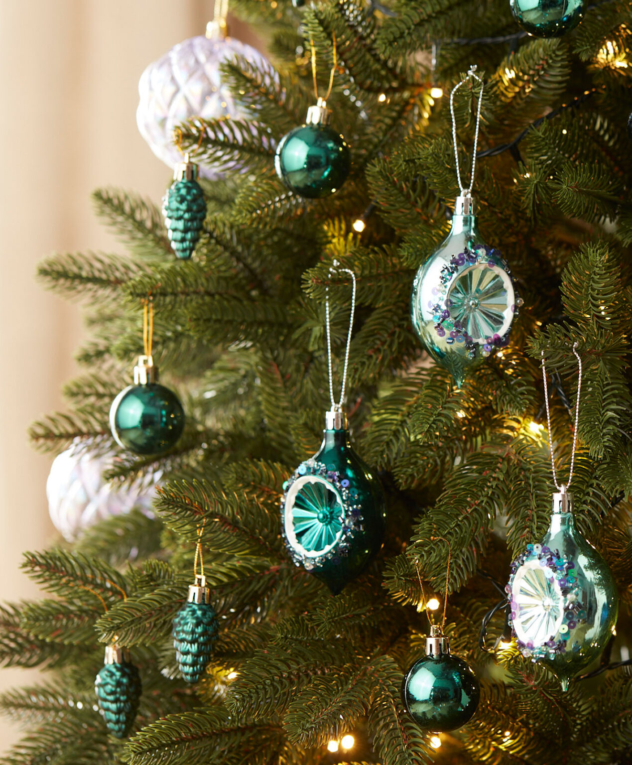 Zawieszki pawie oczka różne kolory 3-pak