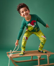 Piżama chłopięca Grinch 100% bawełny