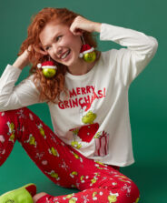Piżama damska Grinch 100% bawełny