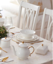 Salaterka mała ze złotym rantem