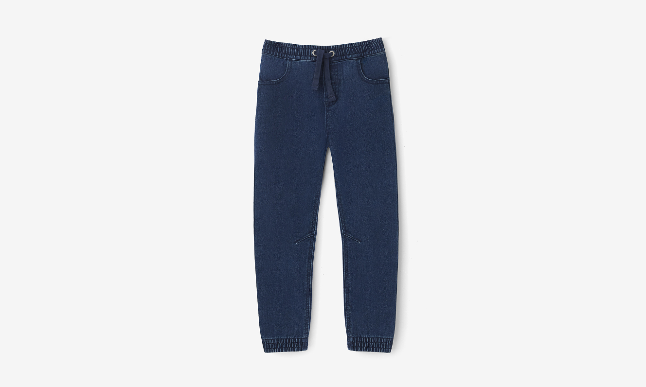pantaloni blu per bambino