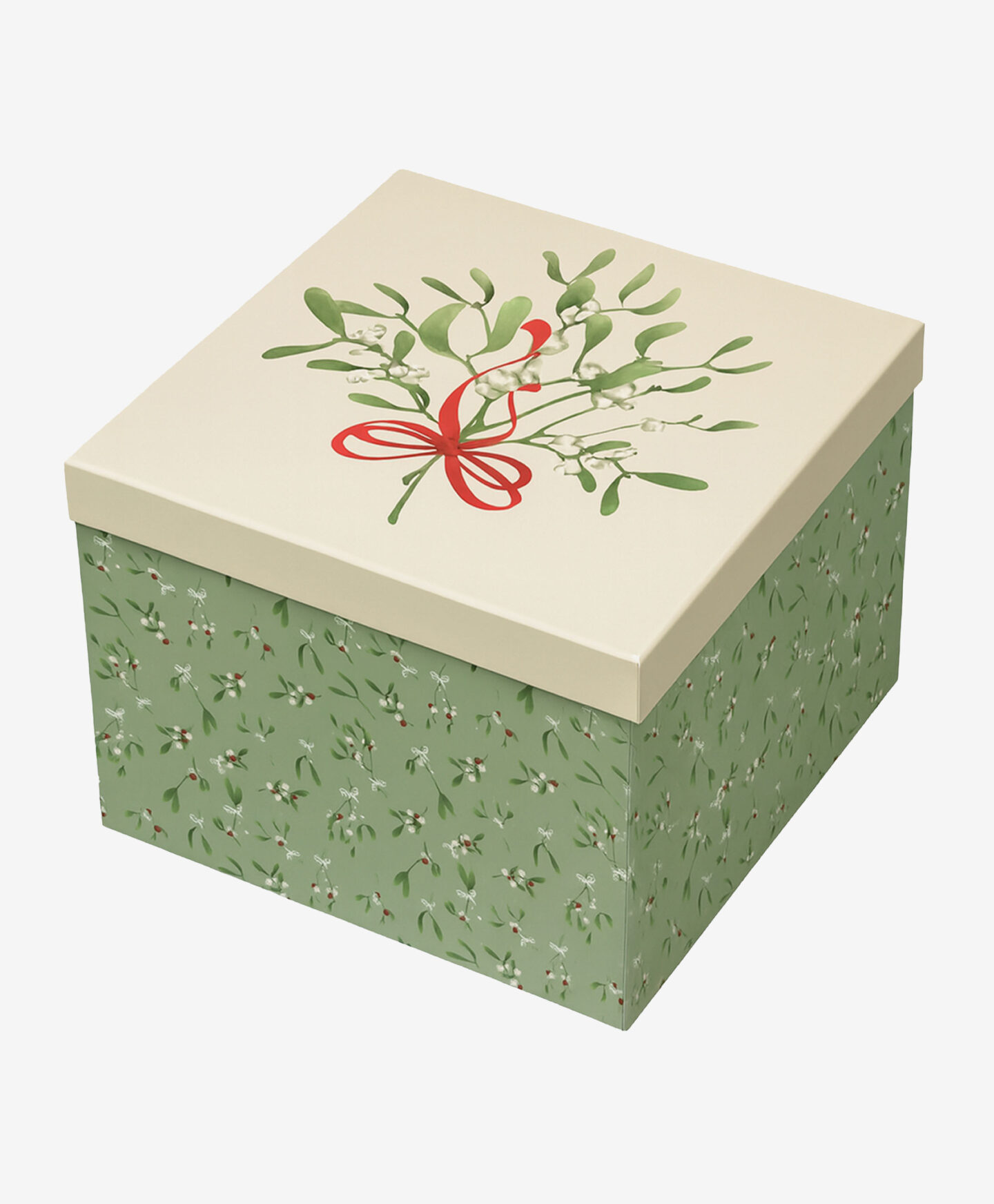 scatola verde natalizia grande