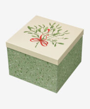 scatola verde natalizia grande