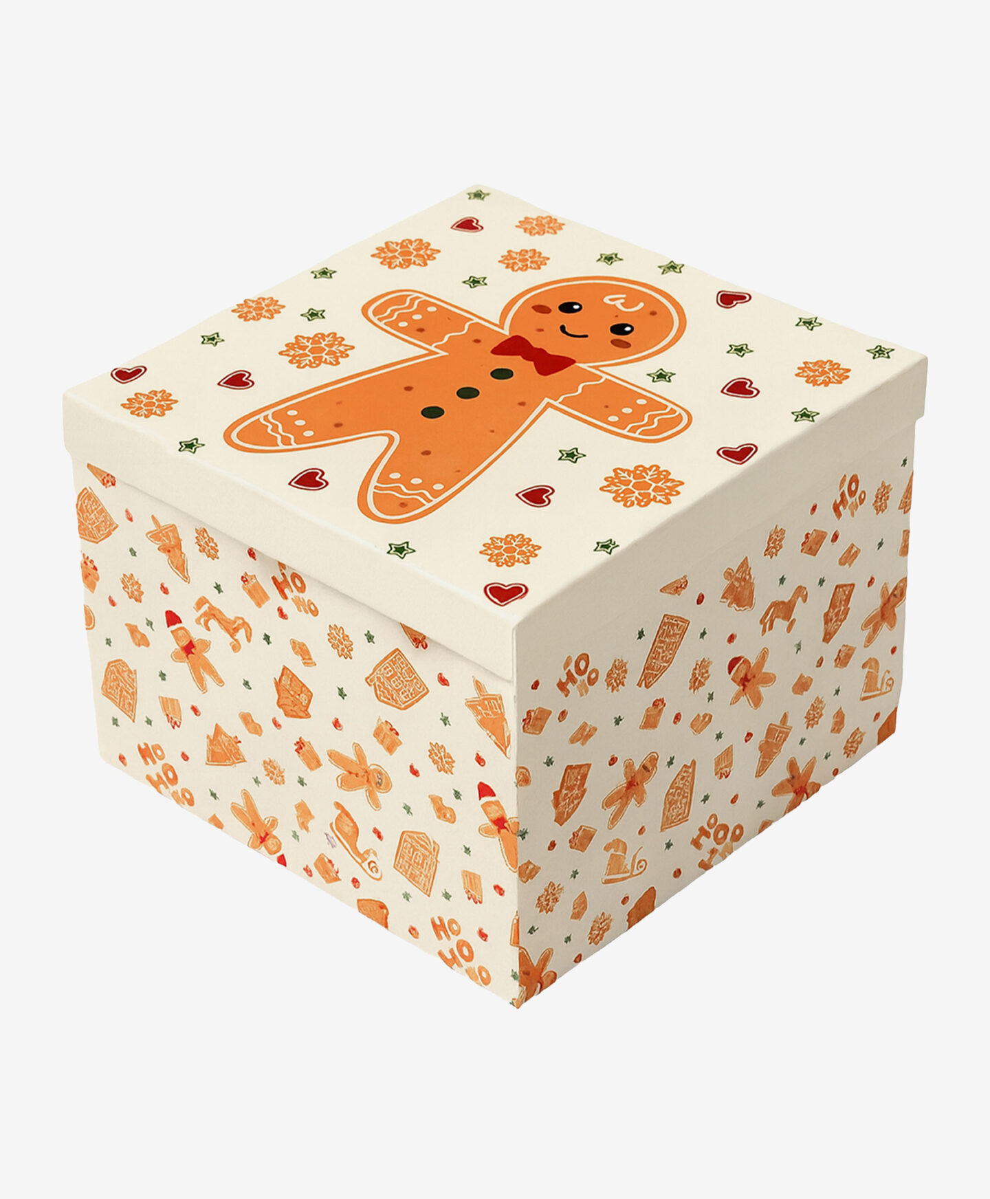 scatola beige natalizia grande