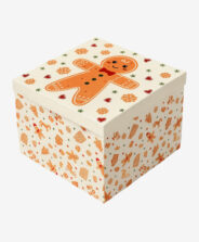 scatola beige natalizia grande