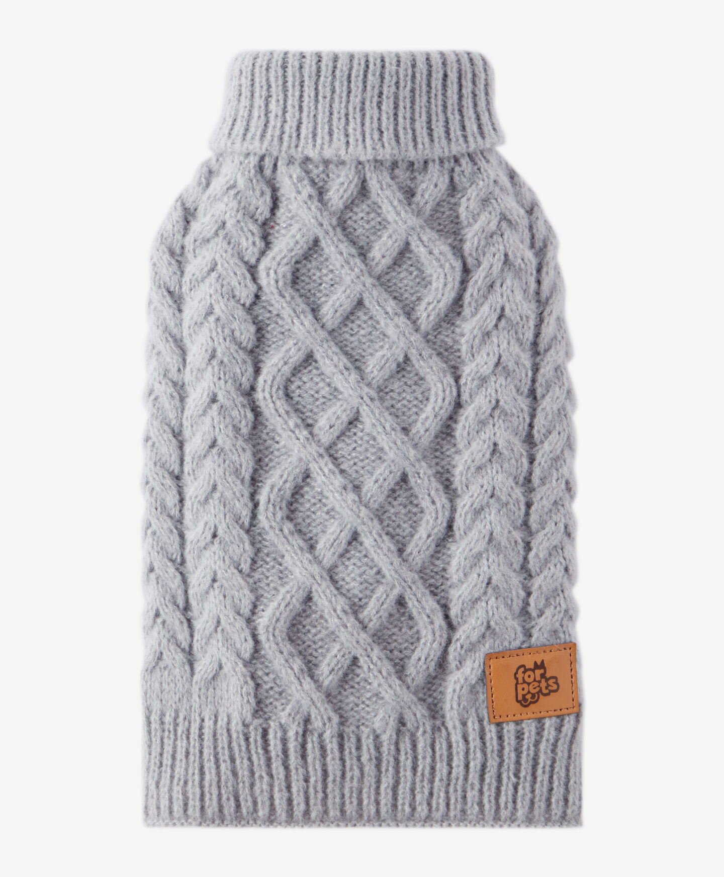 maglione grigio per cane