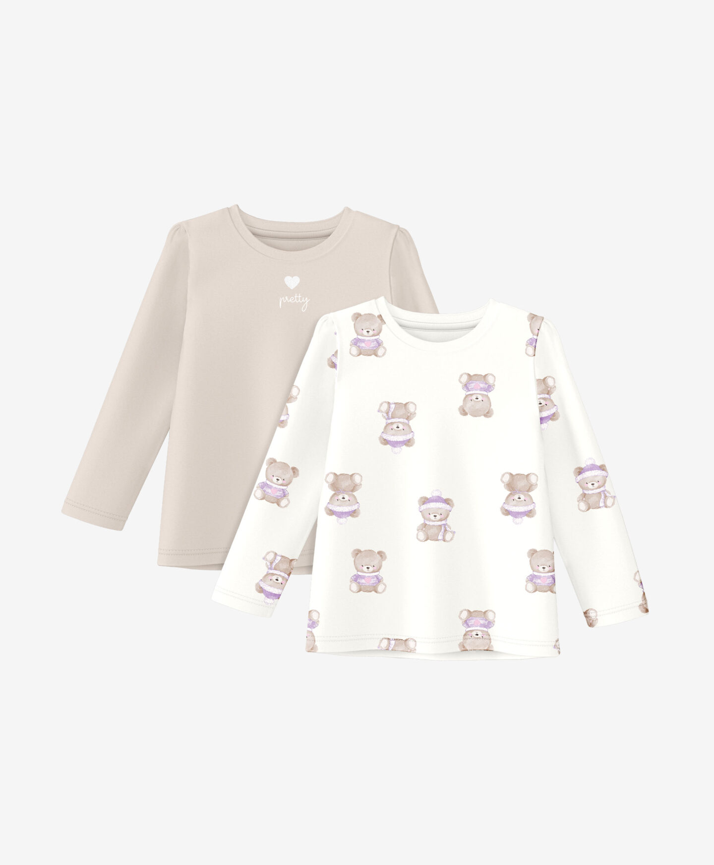 set maglie con orsetti neonata