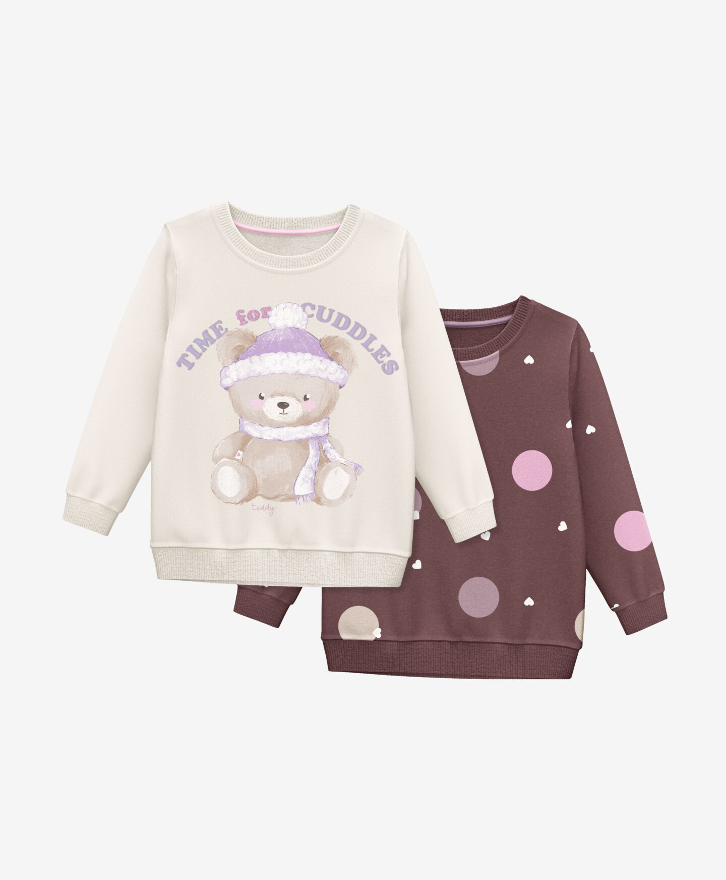 set due felpe da neonata