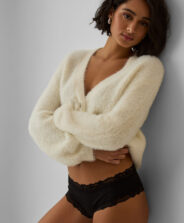 Szorty damskie z koronką