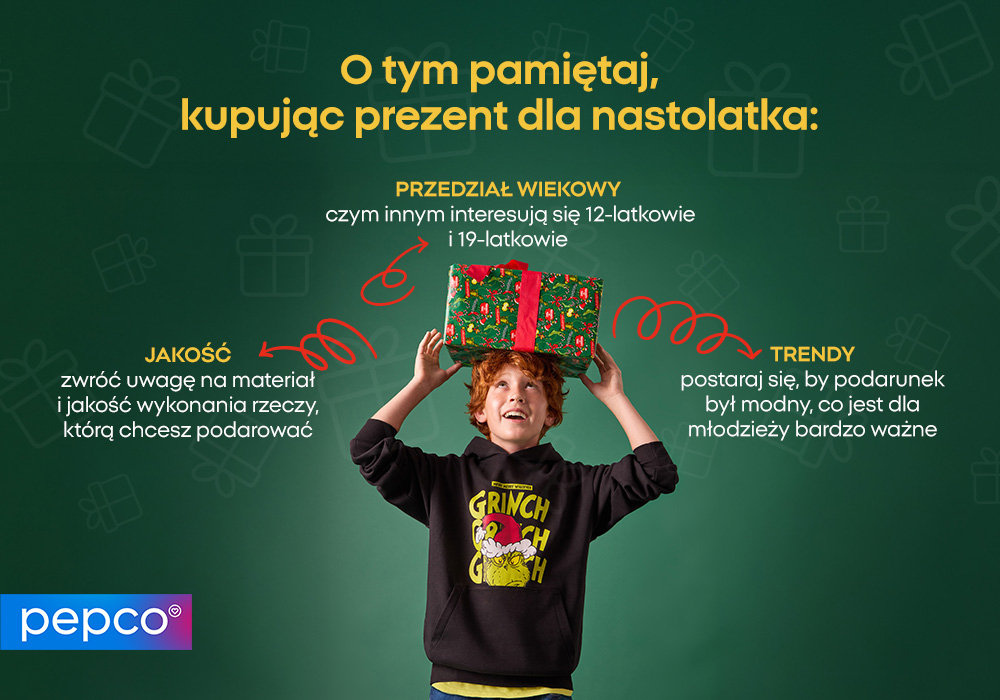 O tym pamiętaj, kupując prezent dla nastolatka - infografika